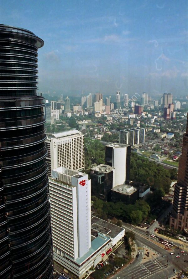 View from Petronas Towers Sky Bridge, Kuala Lumpur